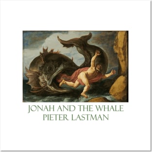 Jonah and the Whale (1621) by Pieter Lastman Posters and Art